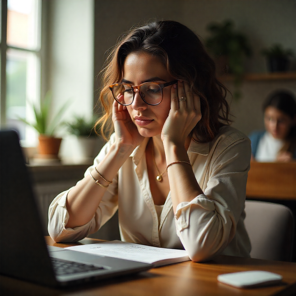 Estudante da FAISP realizando matrícula on-line